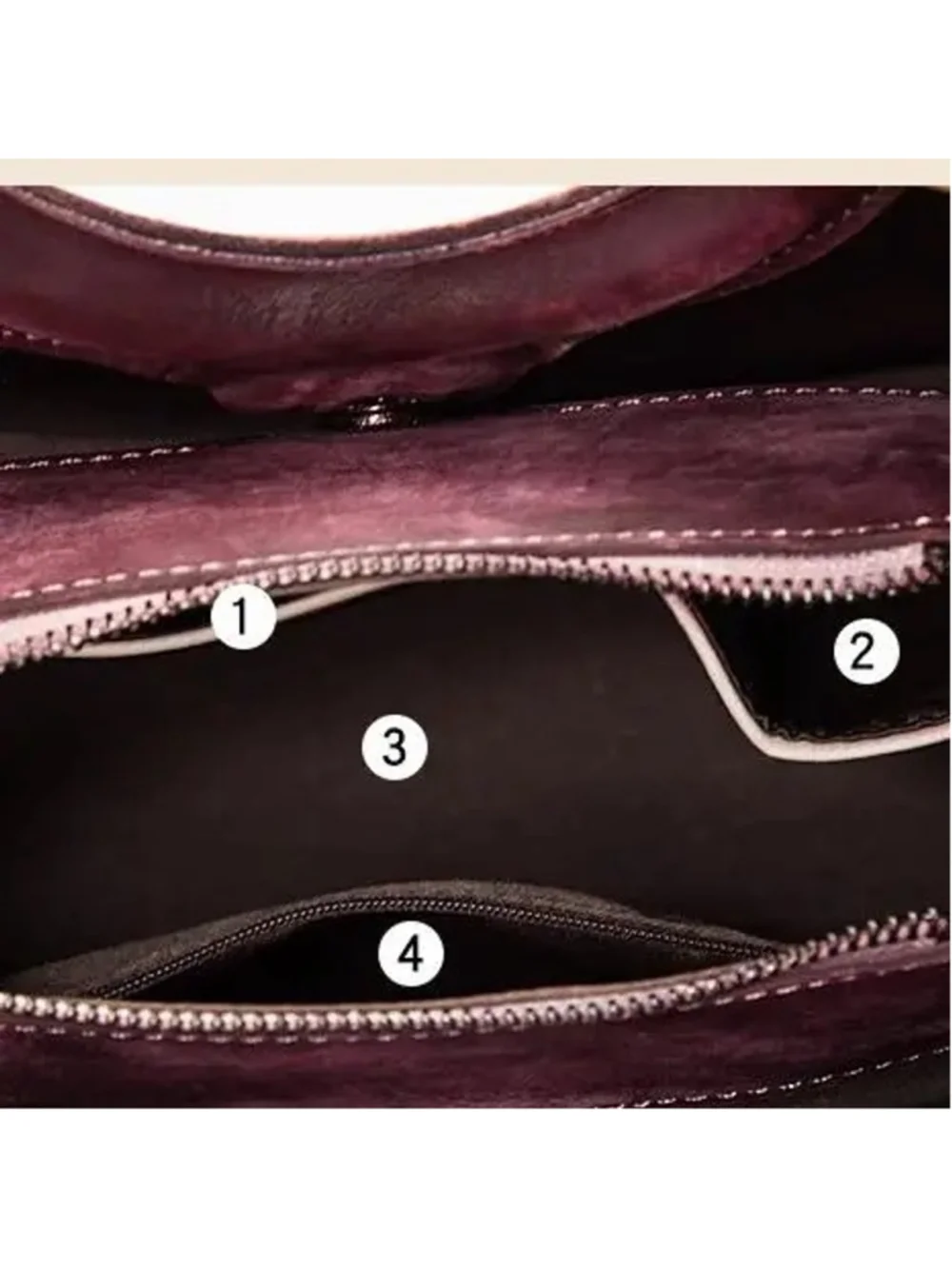 Aurora Ombre Leather Tote Crossbody